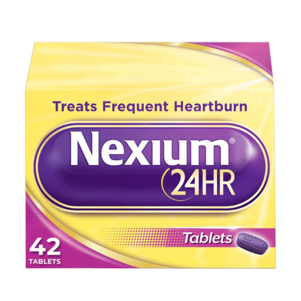 Nexium 24HR Acid Reducer Heartburn Relief Tablets With Esomeprazole Magnesium - 42 Ct