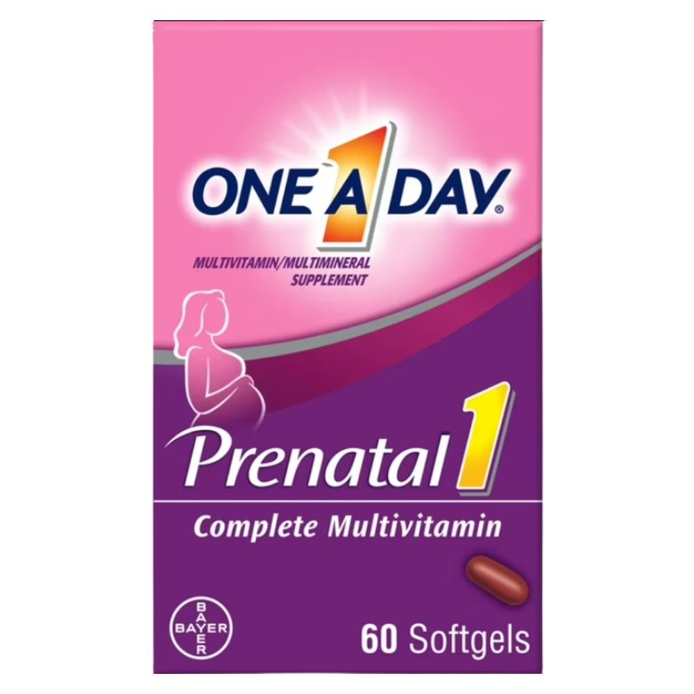 One A Day Women's Prenatal Multivitamin 60 Softgels