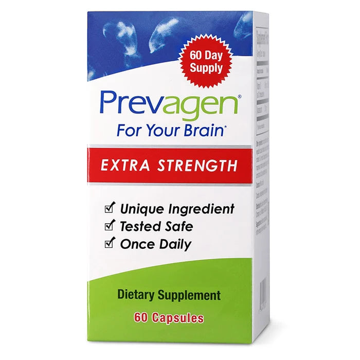 Prevagen® Extra Strength Capsules - 20mg Apoaequorin, 60ct + + Free DR OTC Eye Wipe