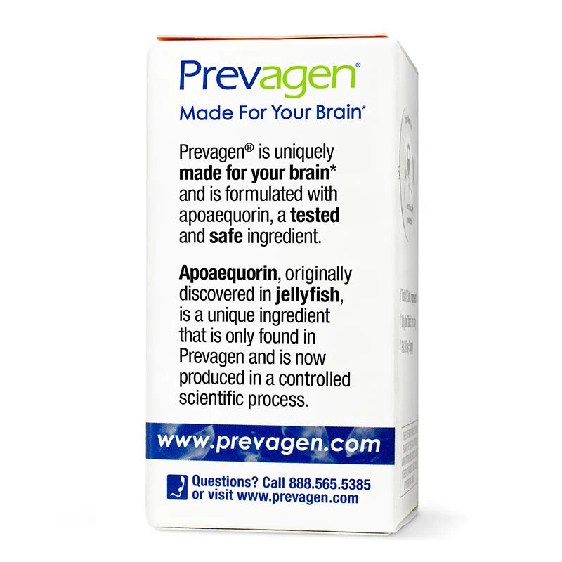 Prevagen® Regular Strength Orange Flavor Chewables - 10mg Apoaequorin, 30ct + Free DR OTC Eye Wipe