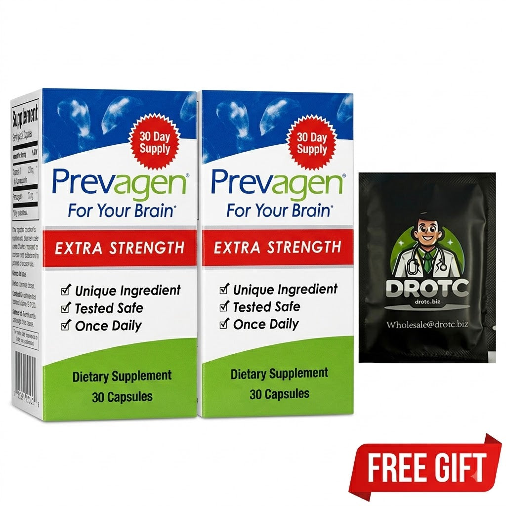Prevagen® Extra Strength Capsules - 20mg Apoaequorin, 30ct + + Free DR OTC Eye Wipe