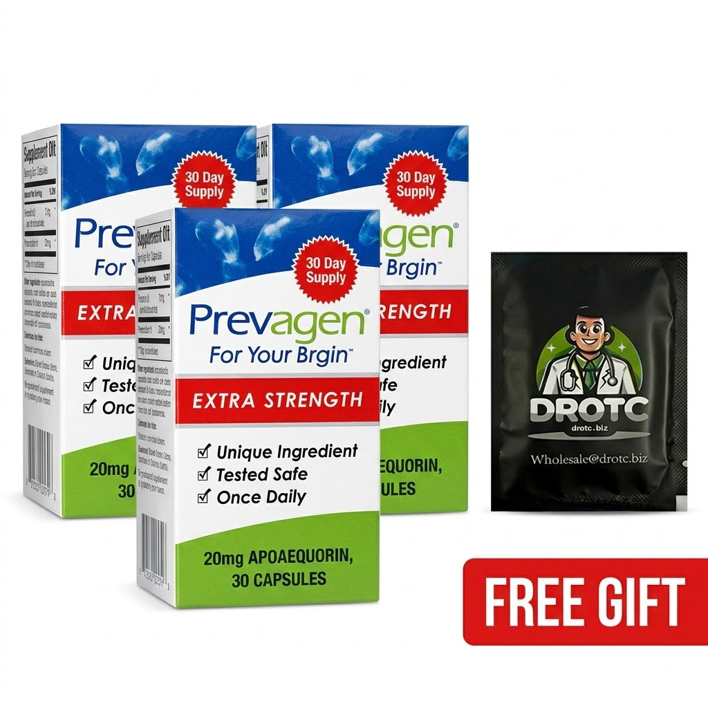 Prevagen® Extra Strength Capsules - 20mg Apoaequorin, 30ct + + Free DR OTC Eye Wipe