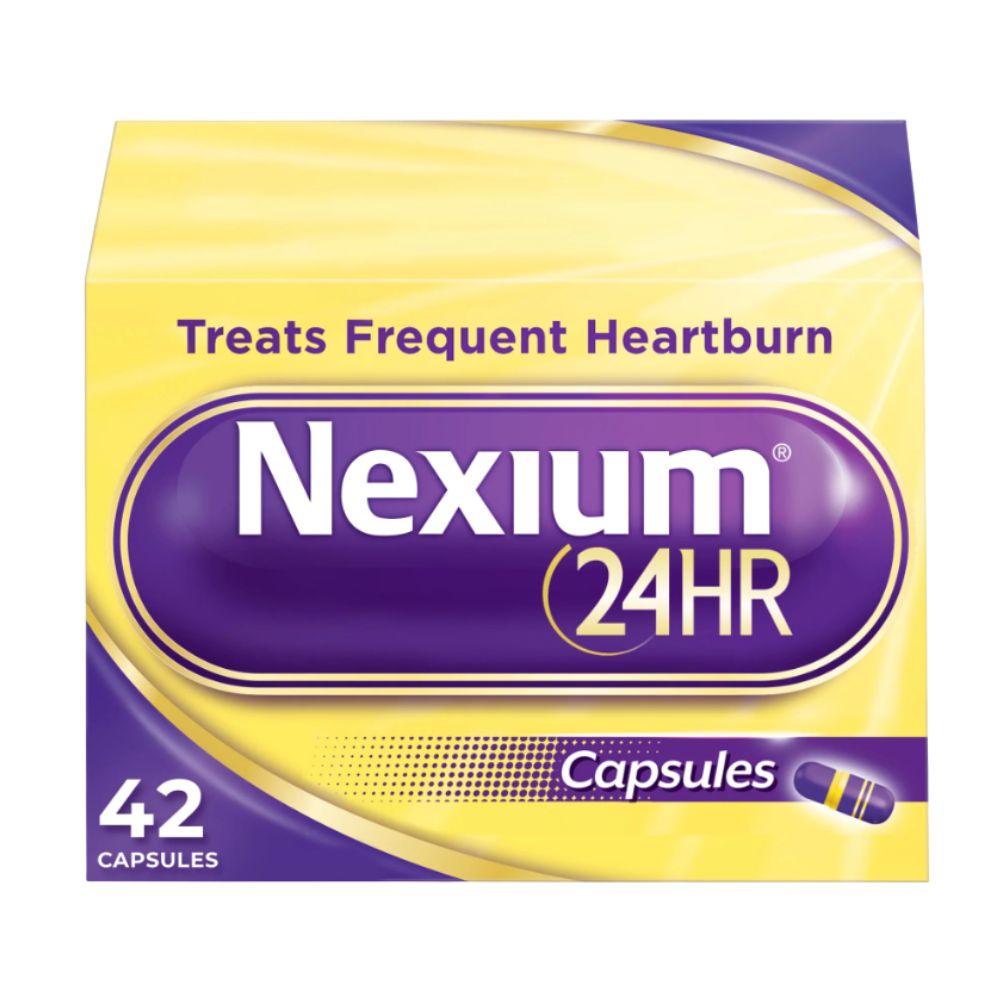 Nexium 24HR Acid Reducer Heartburn Relief Capsules With Esomeprazole Magnesium - 42 Count