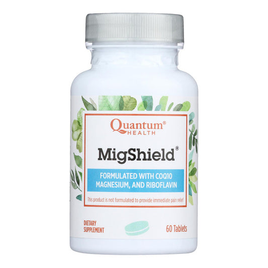 Quantum Health - Migshield Supplement - with Coq10, Magnesium and Riboflavin - 60 tablets