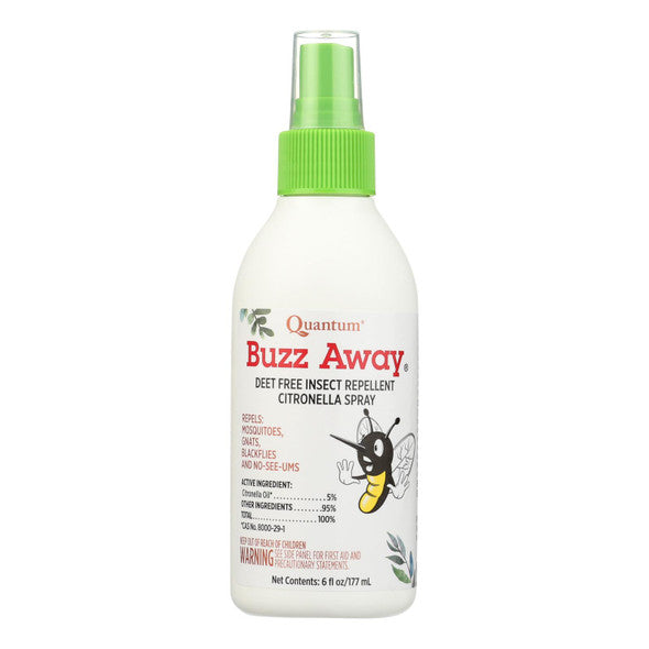 Quantum Research Buzz Away Insect Repellent Citronella Spray - 6 oz