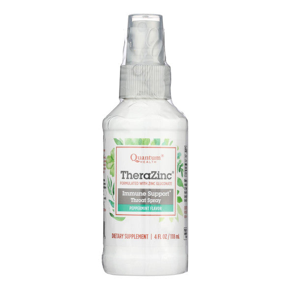 Quantum TheraZinc Spray Peppermint Clove - 4 fl oz