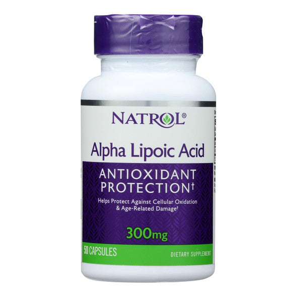 Natrol Alpha Lipoic Acid - 300 mg - 50 Capsules