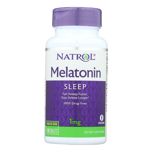 Natrol - Melatonin - 1 mg - 180 Tablets