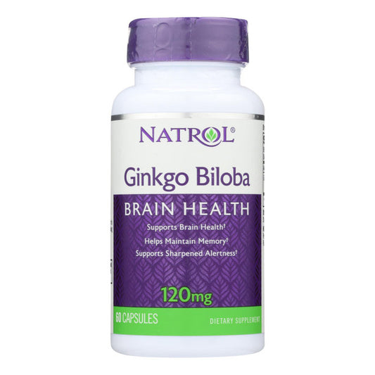 Natrol - Ginkgo Biloba Supplement - 120 mg - 60 Capsules