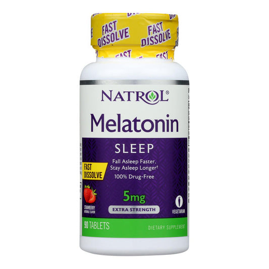 Natrol Melatonin Fast Dissolve Tablets - 5 mg - 90 Tablets