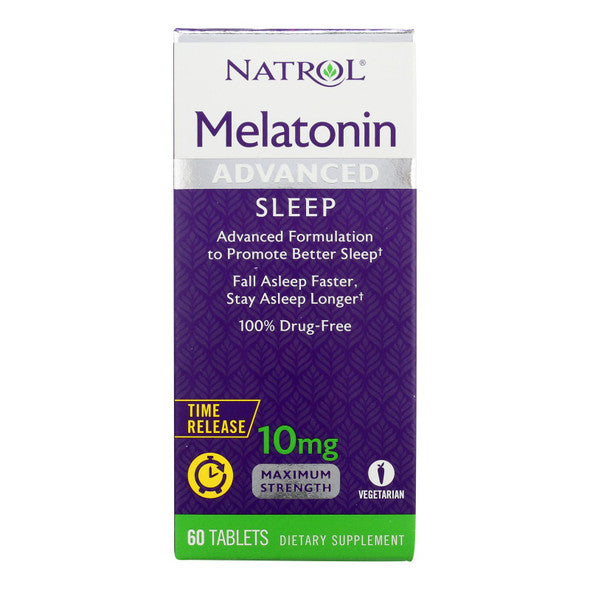 Natrol Advanced Sleep - Melatonin - 10 mg - 60 Tablets