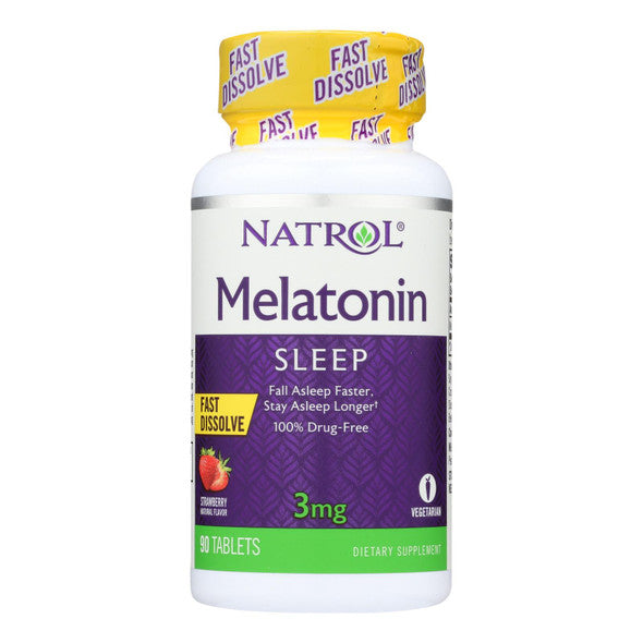 Natrol - Melatonin - Fast Dissolve - 3 mg - 90 Tablets