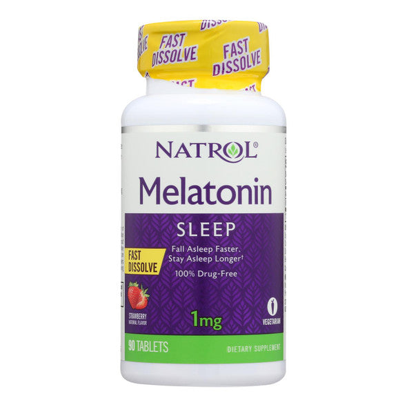 Natrol Fast Dissolving - Melatonin - 1 mg - 90 tabs