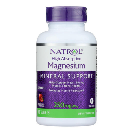 Natrol Magnesium - High Absorption - 60 Tablets