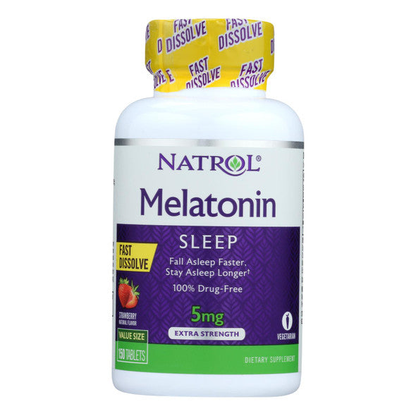 Natrol - Melatonin - Fast Dissolve Tablets - 5 Mg - 150 Count