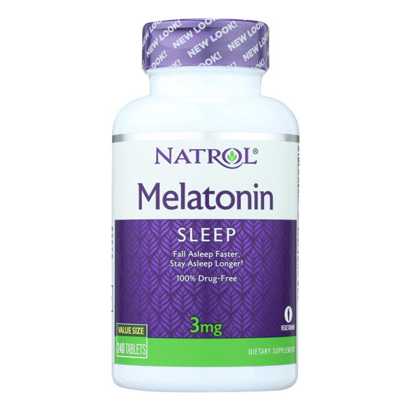 Natrol - Melatonin - 3 mg - 240 Tablets