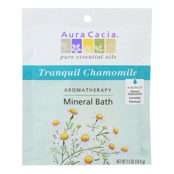 Aura Cacia - Aromatherapy Mineral Bath Tranquility - 2.5 oz - Case of 6