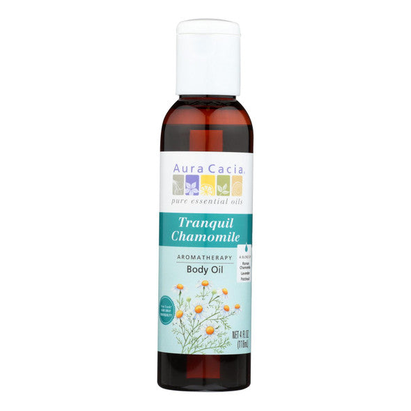 Aura Cacia - Aromatherapy Body Oil Tranquility - 4 fl oz