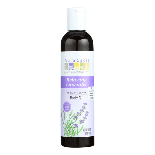 Aura Cacia - Aromatherapy Body Oil Lavender Harvest - 8 fl oz