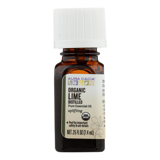 Aura Cacia - Organic Essential Oil - Lime - .25 fl oz