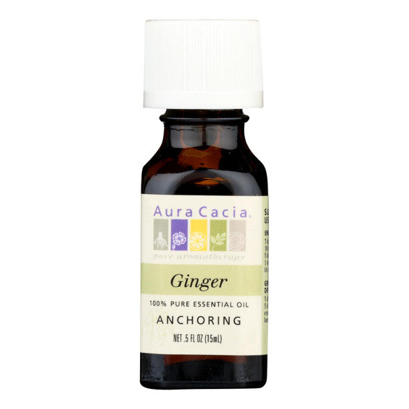 Aura Cacia - Essential Oil Ginger - 0.5 fl oz