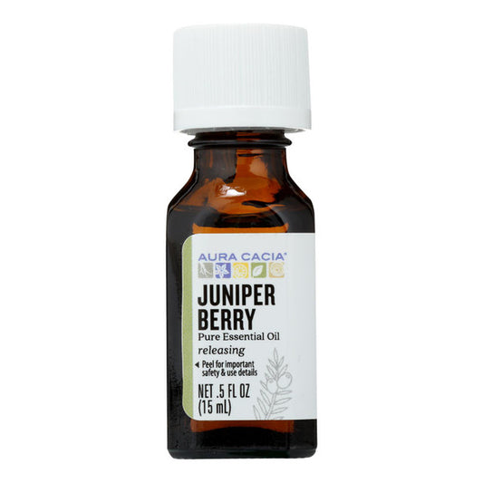 Aura Cacia - Essential Oil Juniper Berry - 0.5 fl oz