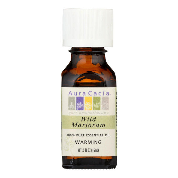 Aura Cacia - Pure Essential Oil Wild Marjoram - 0.5 fl oz