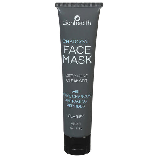 Zion Health - Face Mask Charcoal Adama - 1 Each - 4 OZ