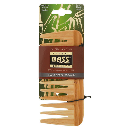 Bass Brushes - Comb Wood Medium Wide Tooth - 1 Each - CT