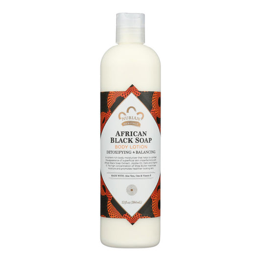 Nubian Heritage Lotion - African Black Soap - 13 oz