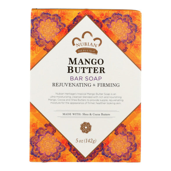 Nubian Heritage Bar Soap Mango Butter - 5 oz