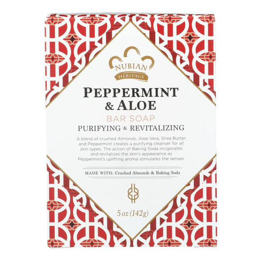 Nubian Heritage Bar Soap Peppermint - 5 oz