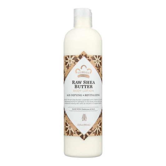 Nubian Heritage Lotion Raw Shea and Myrrh - 13 oz