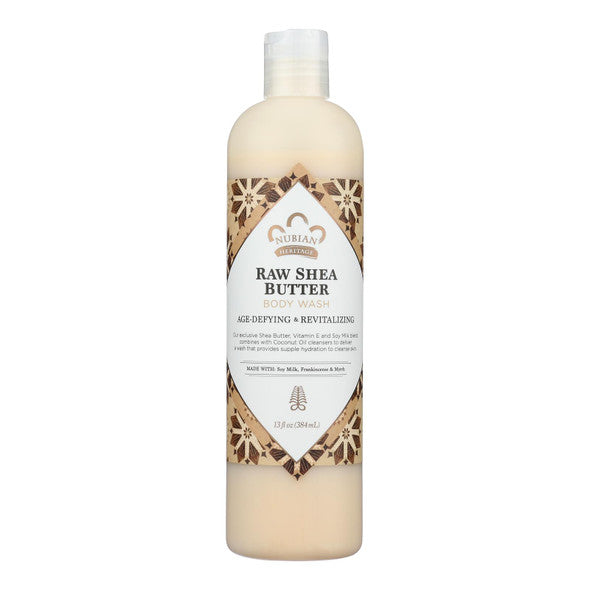 Nubian Heritage Body Wash - Raw Shea Butter - 13 fl oz