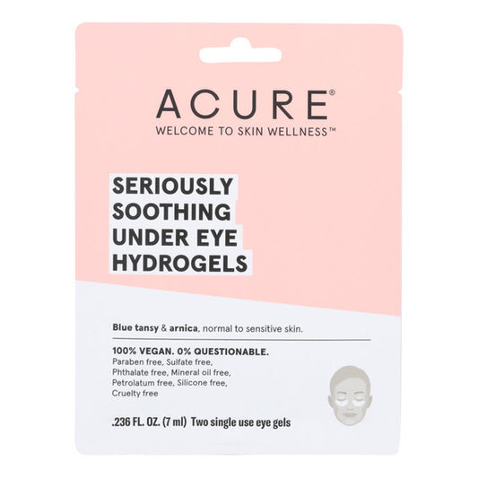 Acure - Seriously Soothing Under Eye Hydrogels - Case of 12 - 0.236 fl oz.