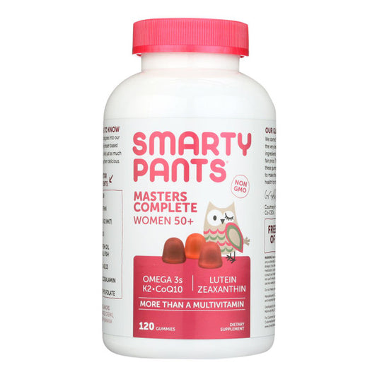 Smartypants Masters Complete Women 50+ Blueberry Orange Cr?żme Strawberry Banana Gummies  - 1 Each - 120 CT