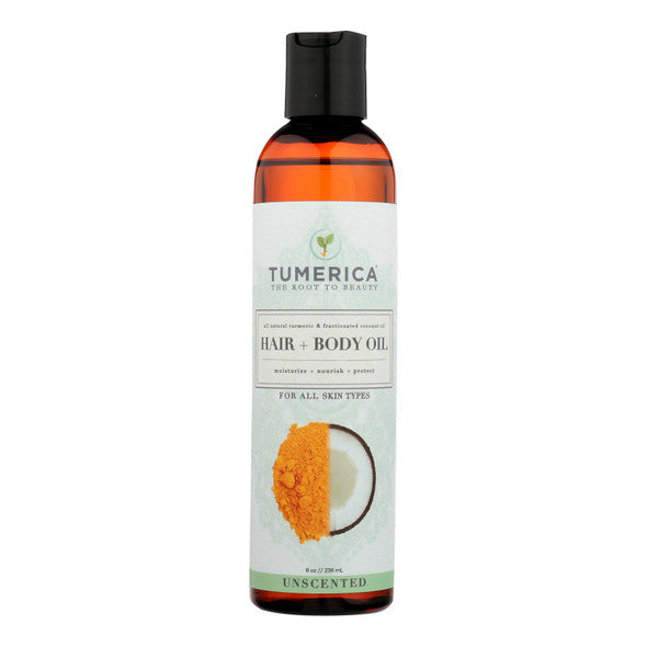 Tumerica - Hair and Body Oil with Coconut & Turmeric - 8 oz