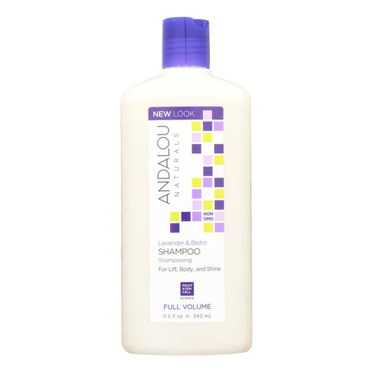 Andalou Naturals Full Volume Shampoo Lavender and Biotin - 11.5 fl oz