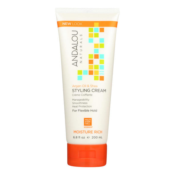 Andalou Naturals Argan Oil and Shea Styling Cream - 6.8 fl oz