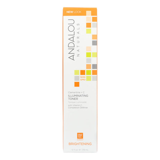 Andalou Naturals Brightening Clementine plus C Illuminating Toner - 6 fl oz