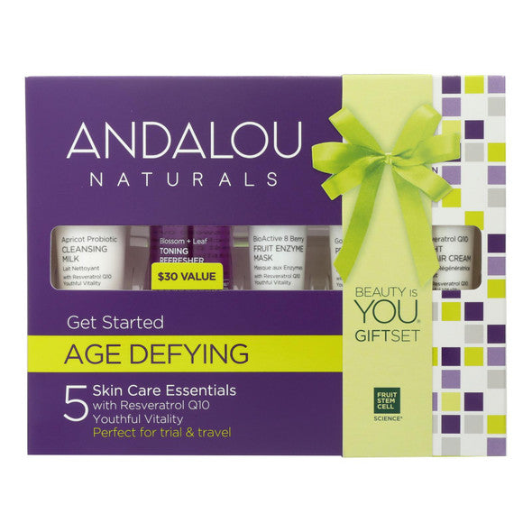 Andalou Naturals Get Started Age Defying - 5 Piece Kit