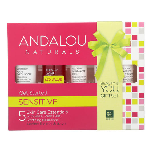 Andalou Naturals Get Started Kit - 1000 Roses - 5 Pieces