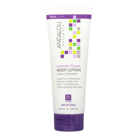 Andalou Naturals Body Lotion - Lavender Thyme Refreshing - 8 fl oz