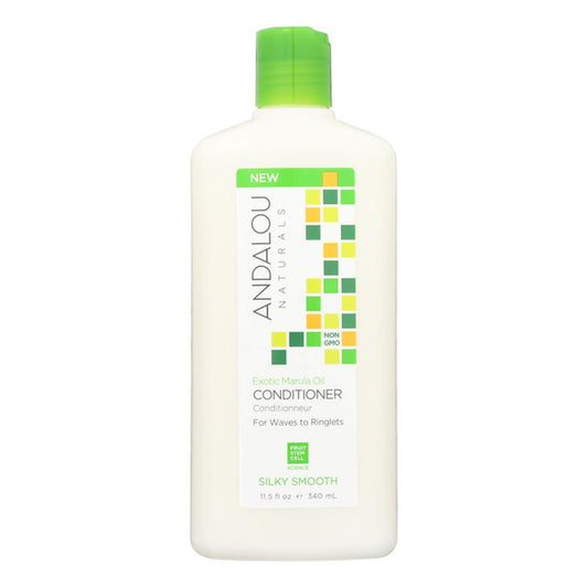 andalou Naturals Silky Smooth Conditioner -Exotic Marula Oil - 11.5 fl oz