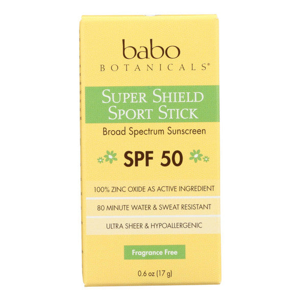 Babo Botanicals - Mineral Sunscreen - Body Lotion - Fragrance Free - SPF 50 - 0.6 fl oz.