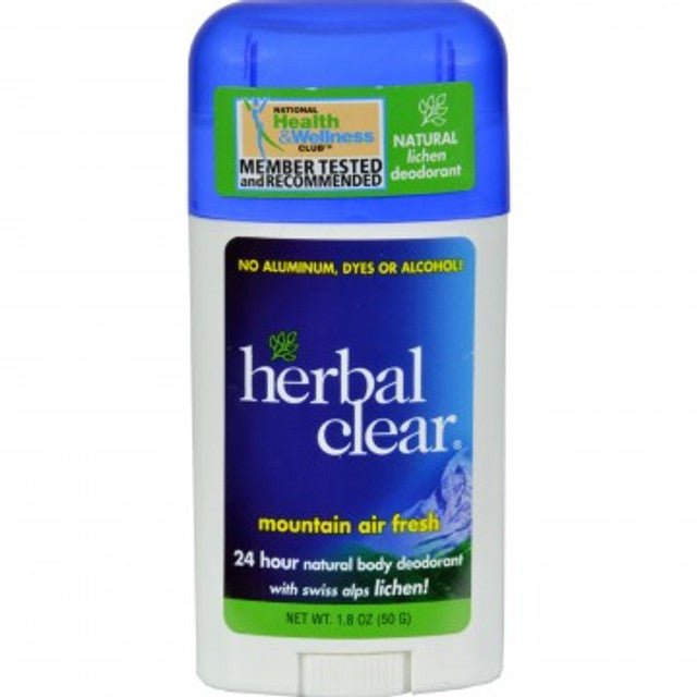 Herbal Clear Deodorant - Stick - Mountain Air Fresh - 1.8 oz