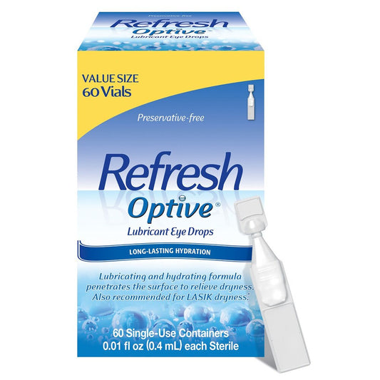 Refresh - Optive Lubricant Eye Drops, 60CT