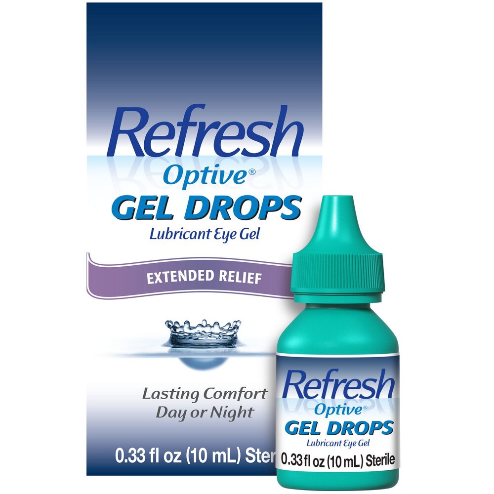 Refresh - Optive Lubricant Eye Gel Drops, .33 FL OZ