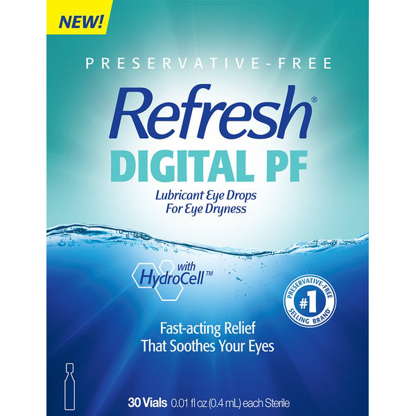 Refresh - Digital Preservative Free, Lubricant Eye Drops, 30ct