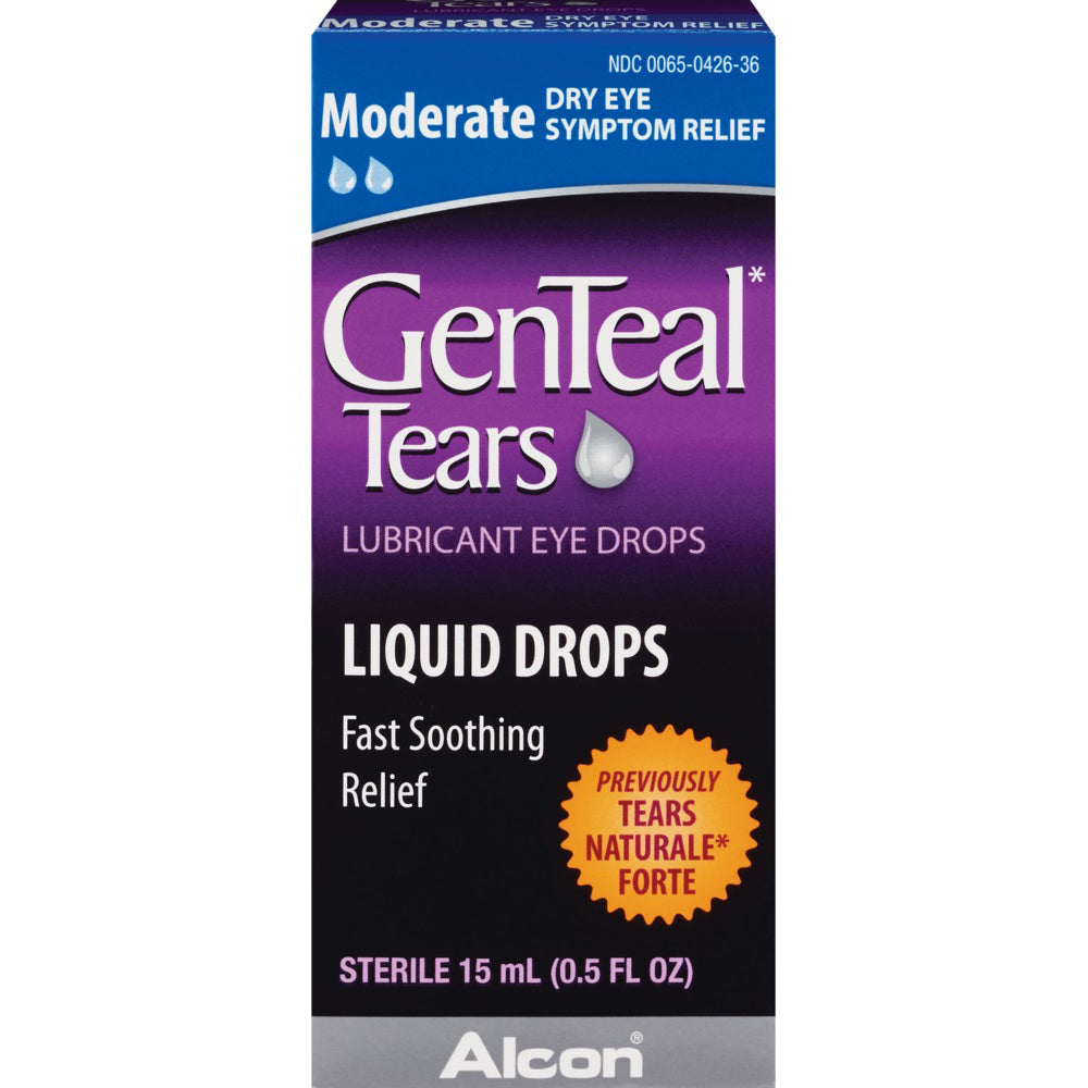 GenTeal - Tears Lubricant Eye Drops, Moderate, .5 OZ